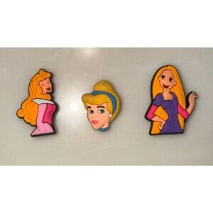 Disney Princess Croc Charms Lot Cinderella Rapunzel